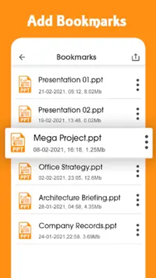 PPTX File Opener PPT Reader android App screenshot 1